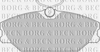 BORG & BECK bbp1708 -  Комплект тормозных колодок, дисковый тормоз